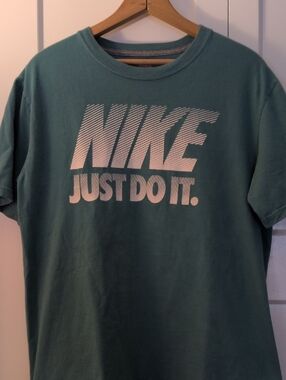 Nike Aqua Graphic 'Just Do It.' Tee